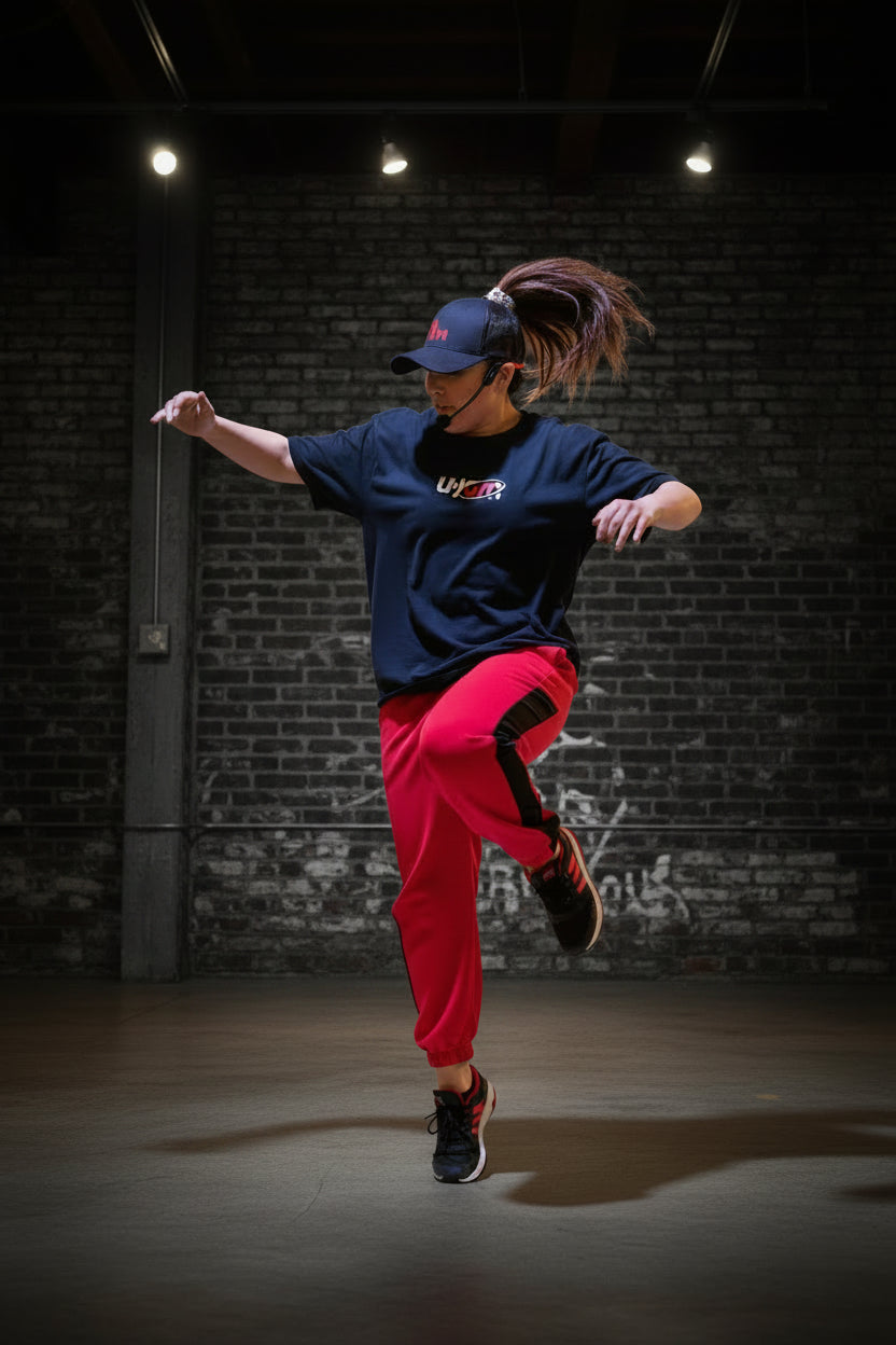 Jersey Tee Premium Short Sleeve Black w/Oval Logo - Unite & Empower
