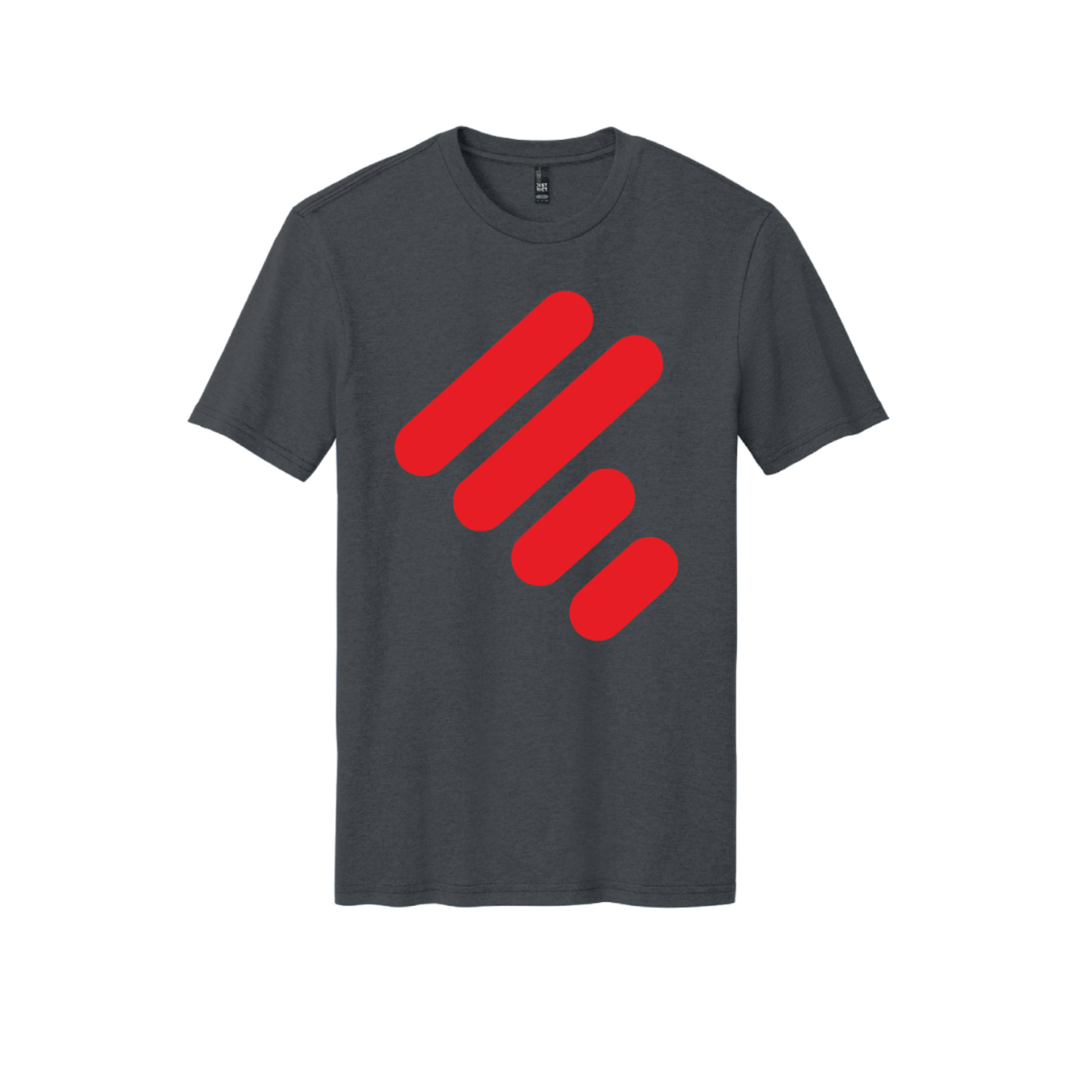 Gray Short Sleeve T-Shirt With Large Unity Mark