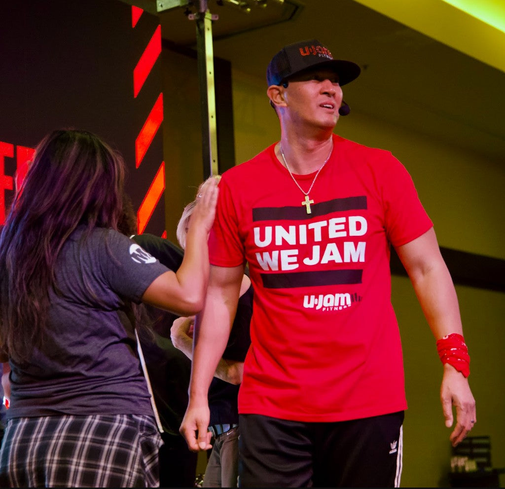 Red "United We Jam" T-Shirt