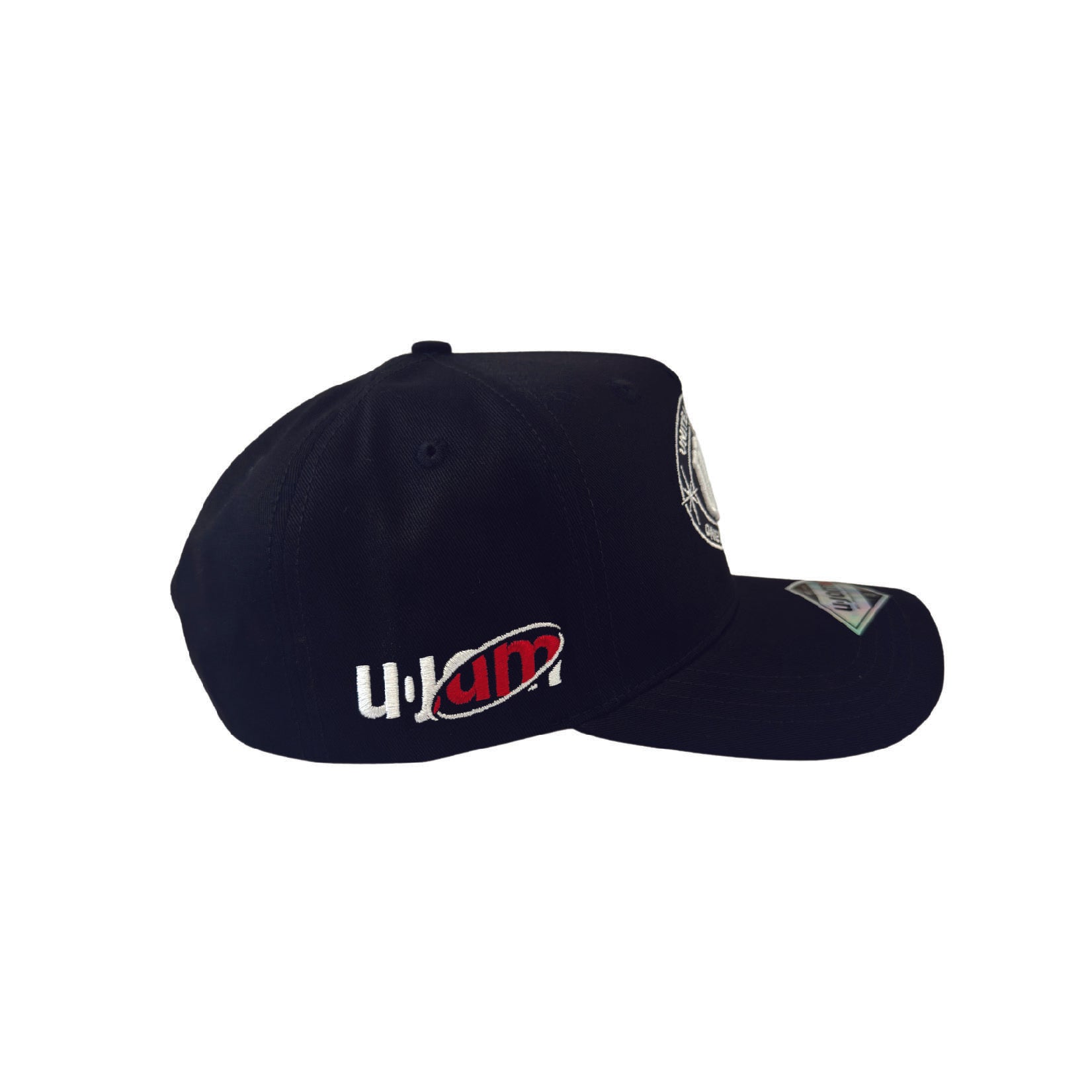 Black Unity Crest Snapback Hat w/Side Oval Logo