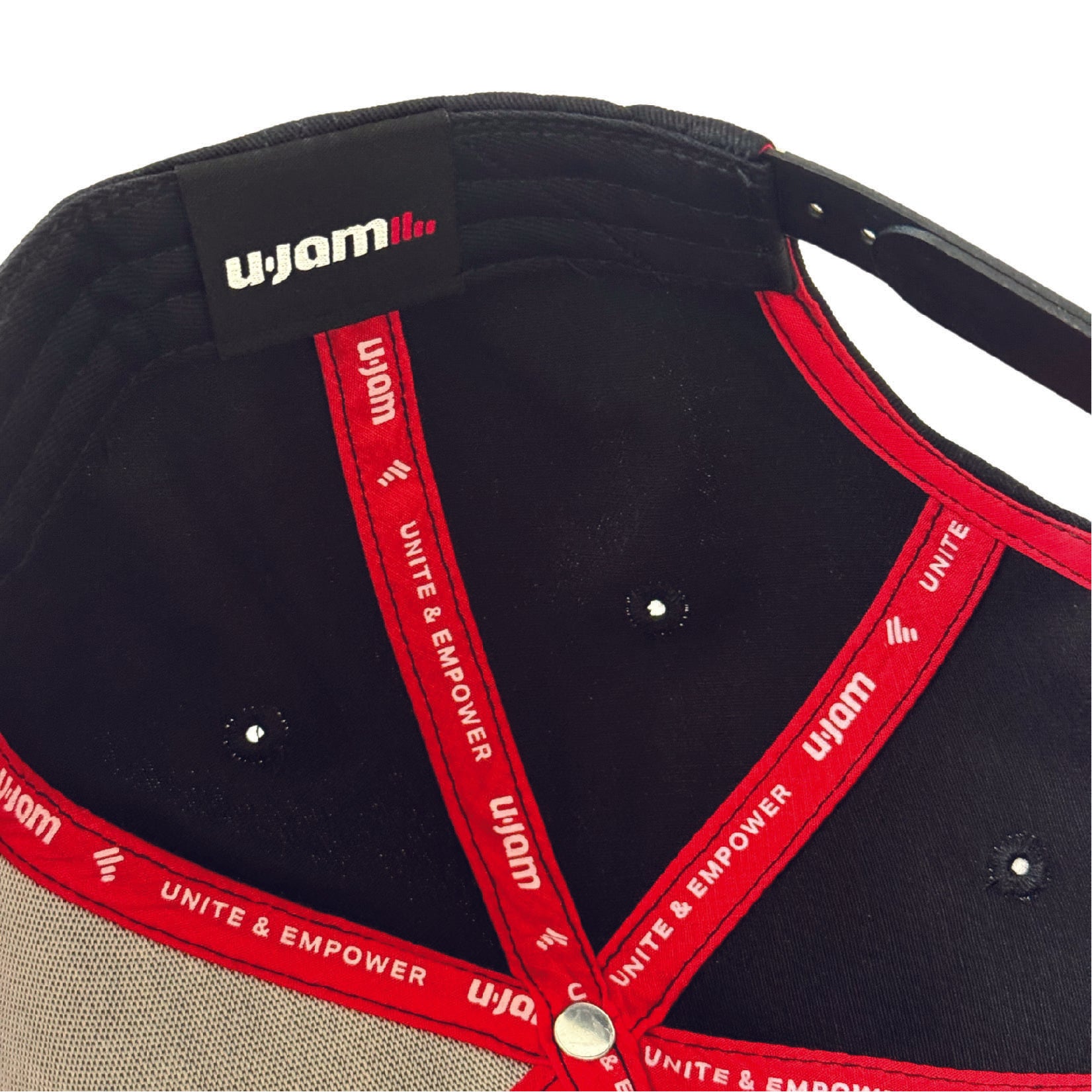 Black Unity Crest Snapback Hat w/Side Oval Logo