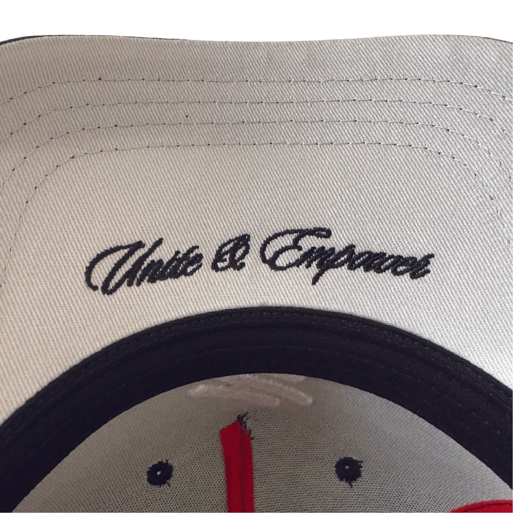 Black Unity Mark Signature Snapback Hat w/side U-Jam Logo