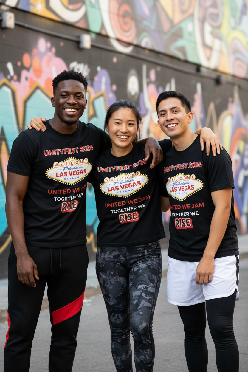 Black "Unity Fest 2026" Short Sleeve T-Shirt