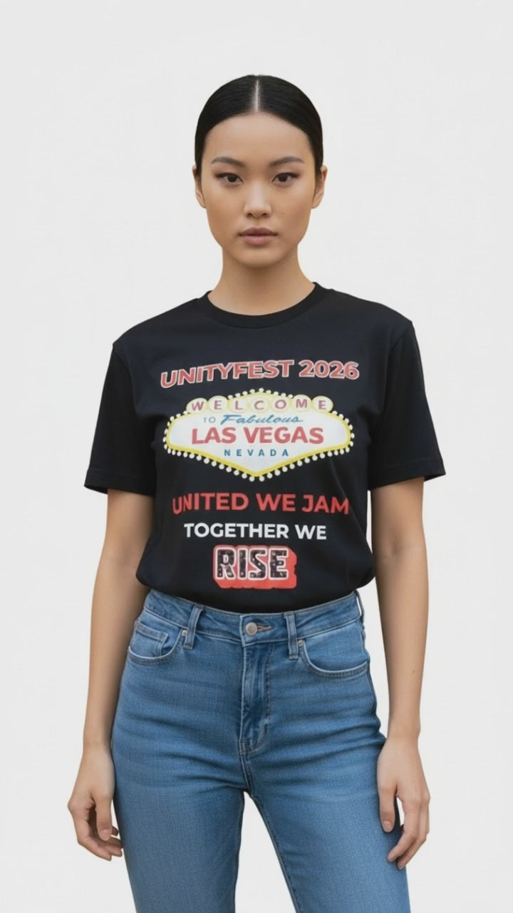 Black "Unity Fest 2026" Short Sleeve T-Shirt