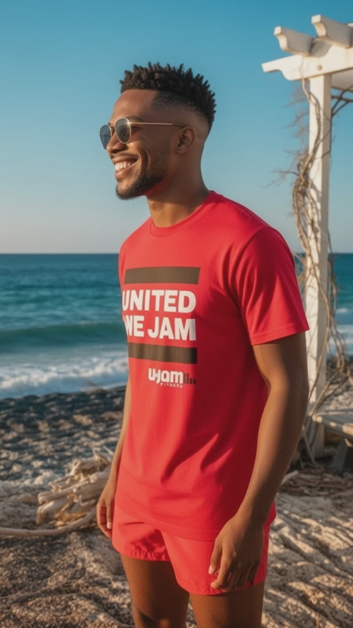 Red "United We Jam" T-Shirt